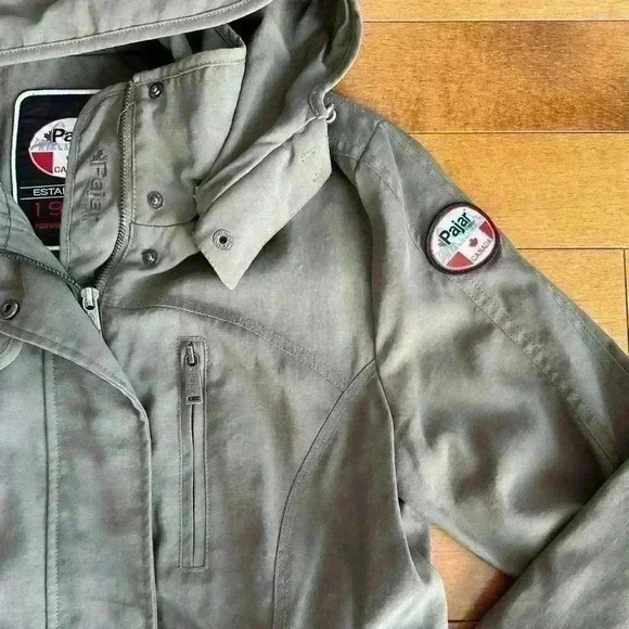 Pajar | Womens lined green utility jacket size large *like  new* - Picture 3 of 11